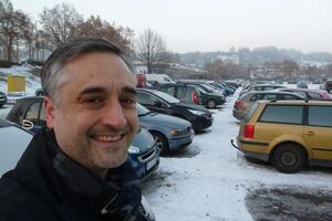 Stadtrat Dr. Thomas Burger freut sich über die sehr gelungene Sanierungsmaßnahme.